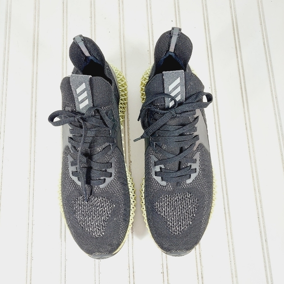 adidas AlphaEdge 4D Reflective Men's Black Athleisure Running Sneakers I713 - Picture 6 of 9